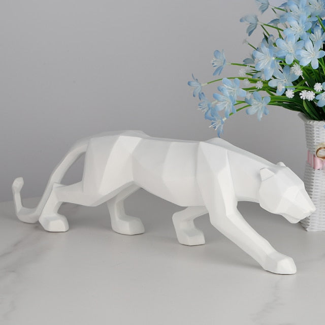 Estátua De Leopardo Moderna