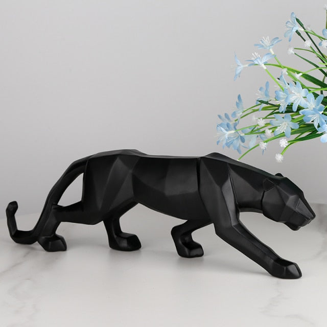 Estátua De Leopardo Moderna