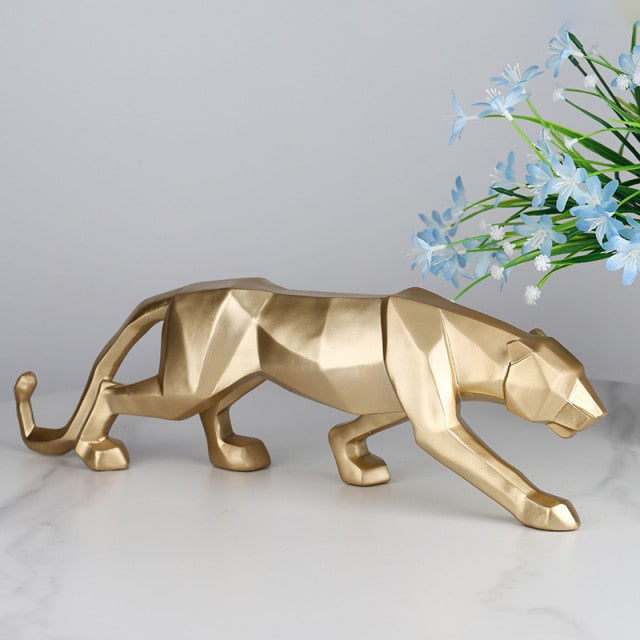 Estátua De Leopardo Moderna