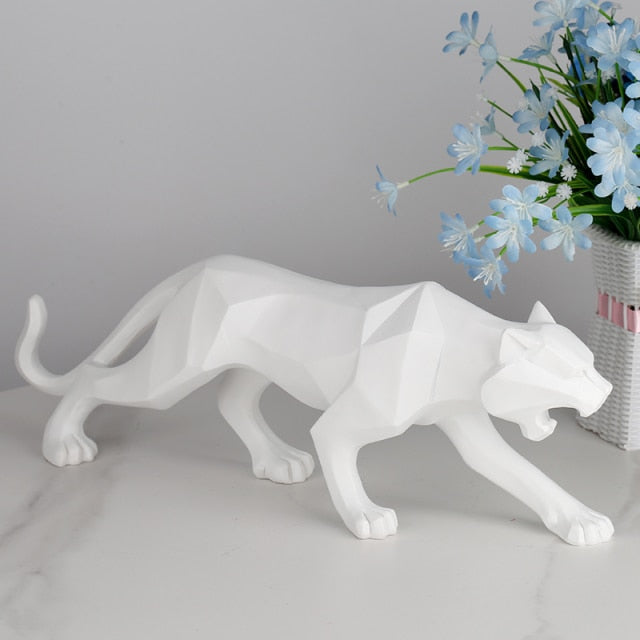Estátua De Leopardo Moderna