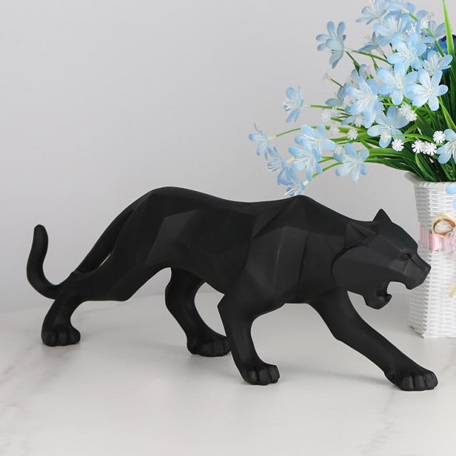 Estátua De Leopardo Moderna