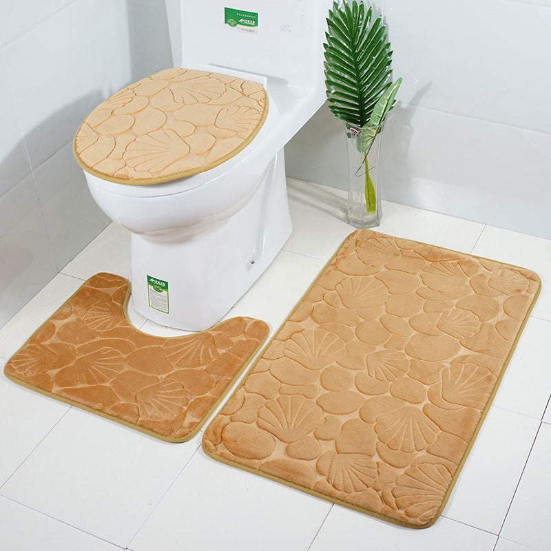 Jogo De Tapetes Para Banheiro e Lavabo 3 Peças
