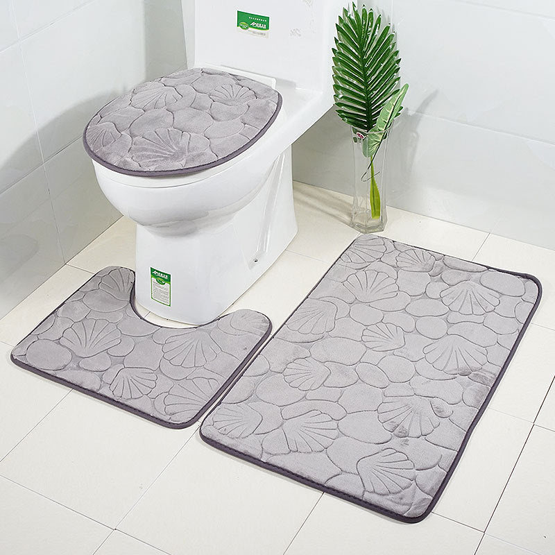 Jogo De Tapetes Para Banheiro e Lavabo 3 Peças