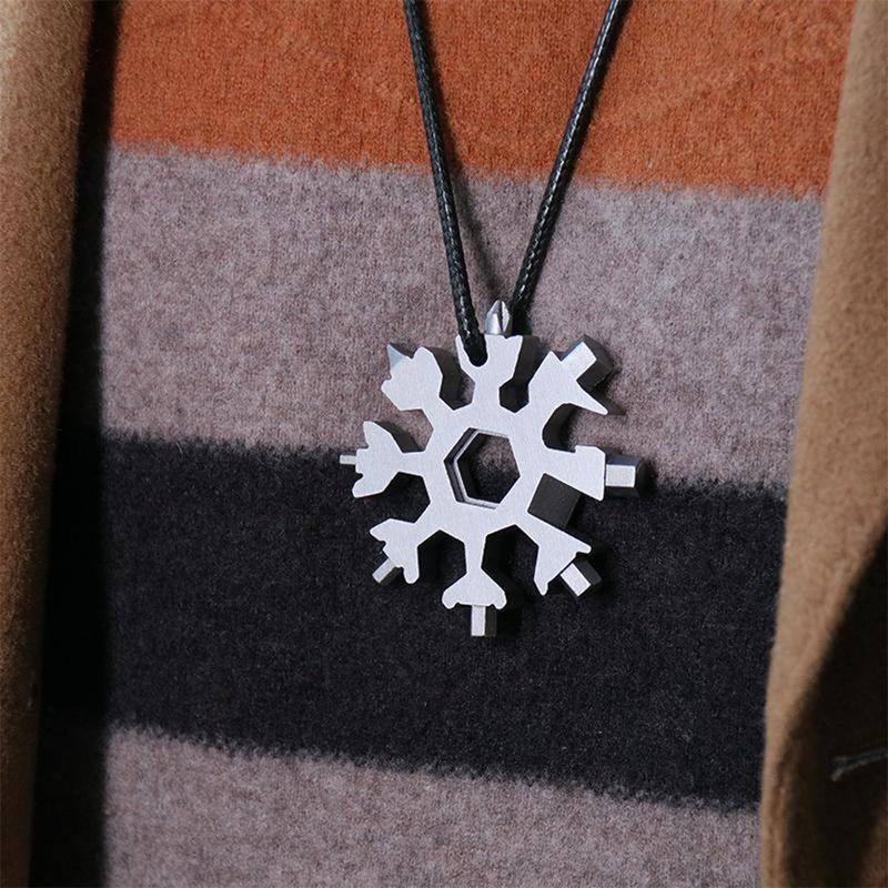 Chave Multifuncional Floco de Neve 18 Em 1
