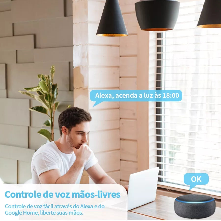 Interruptor Wi-fi Inteligente | Compatível com Alexa