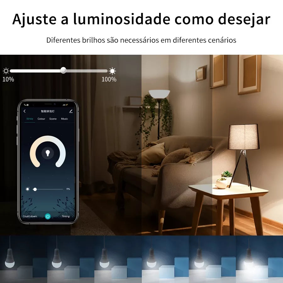 Lâmpada Inteligente Alexa | Controle por Voz