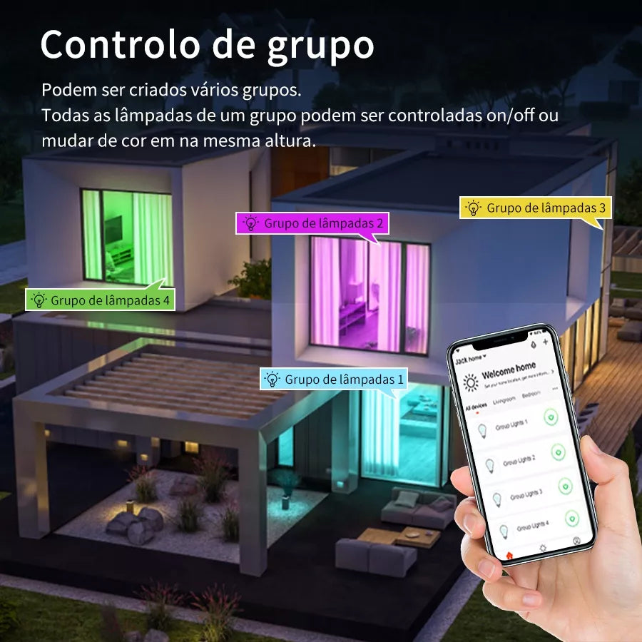 Lâmpada Inteligente Alexa | Controle por Voz