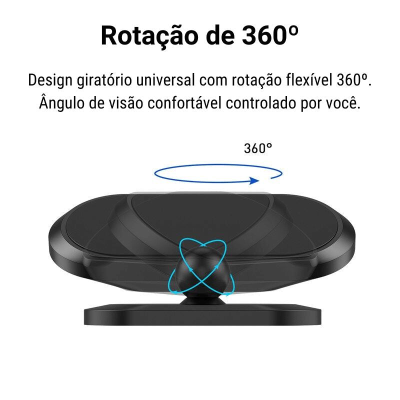Suporte de Celular Magnético Veicular 360º - Magnetic Car